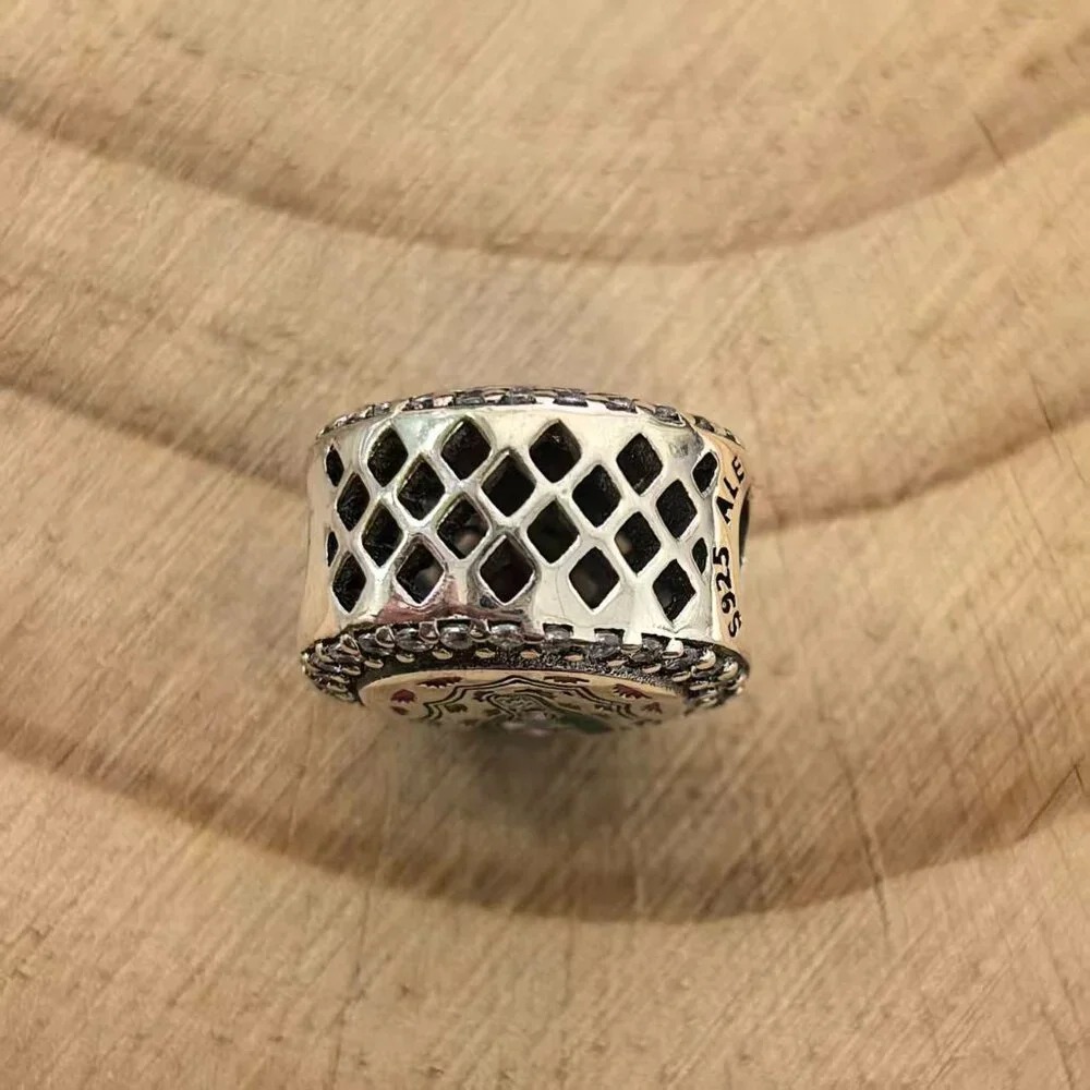 Pandora Virgin of GUADALUPE Charm Pendant, S925 Silver Jewelry